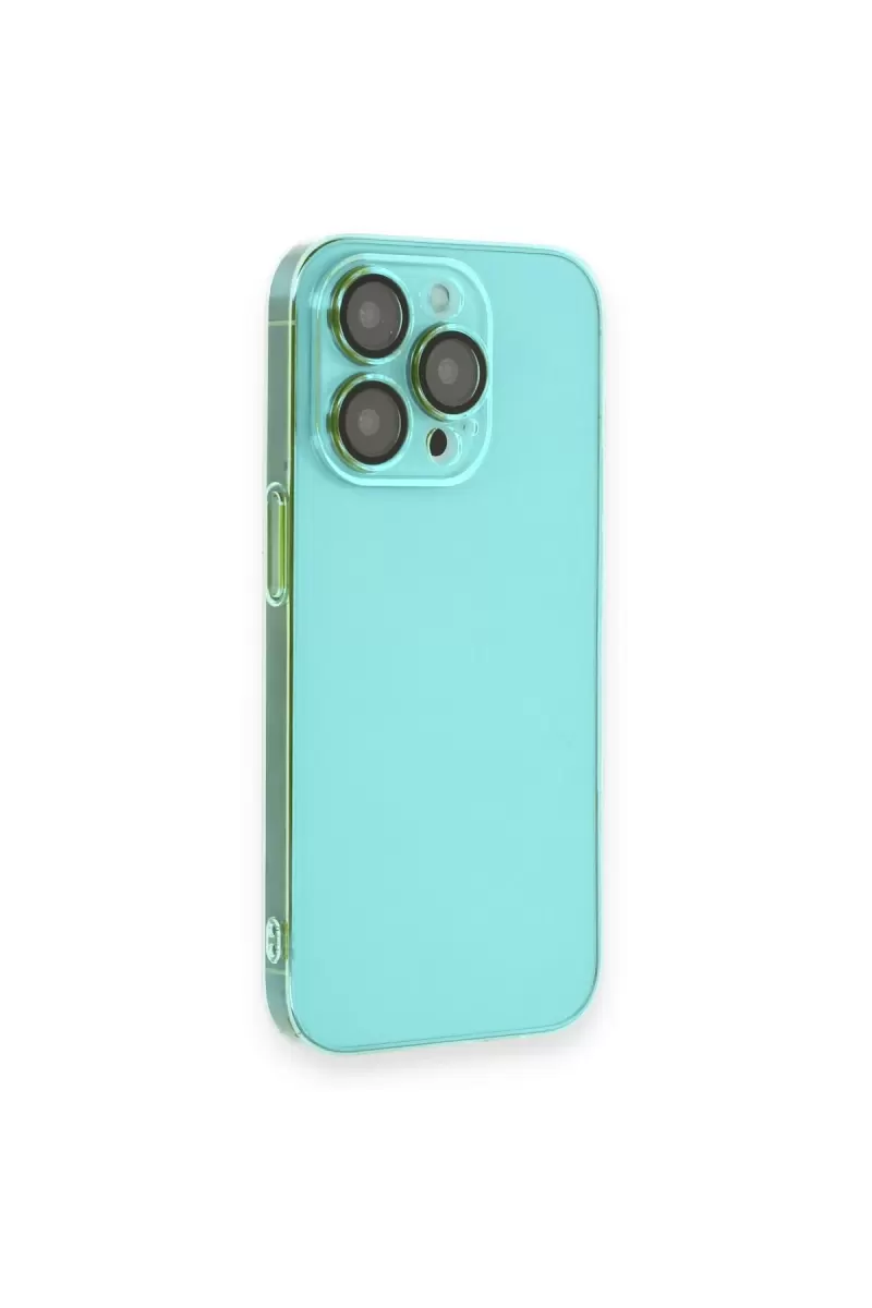Newface Apple iPhone 13 Pro Max Kılıf Armada Lensli Kapak - Yeşil