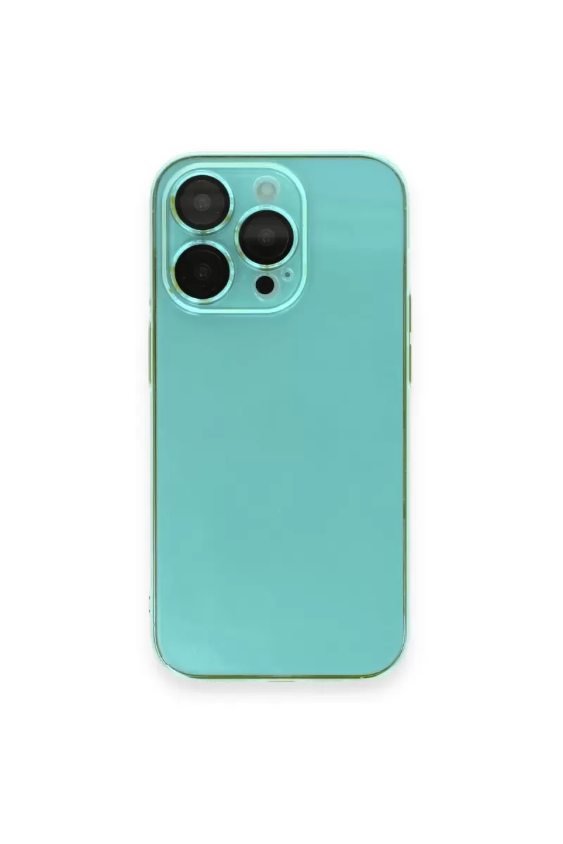 Newface Apple iPhone 13 Pro Max Kılıf Armada Lensli Kapak - Yeşil