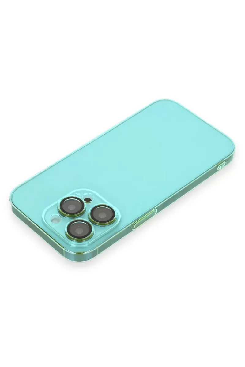 Newface Apple iPhone 13 Pro Max Kılıf Armada Lensli Kapak - Yeşil