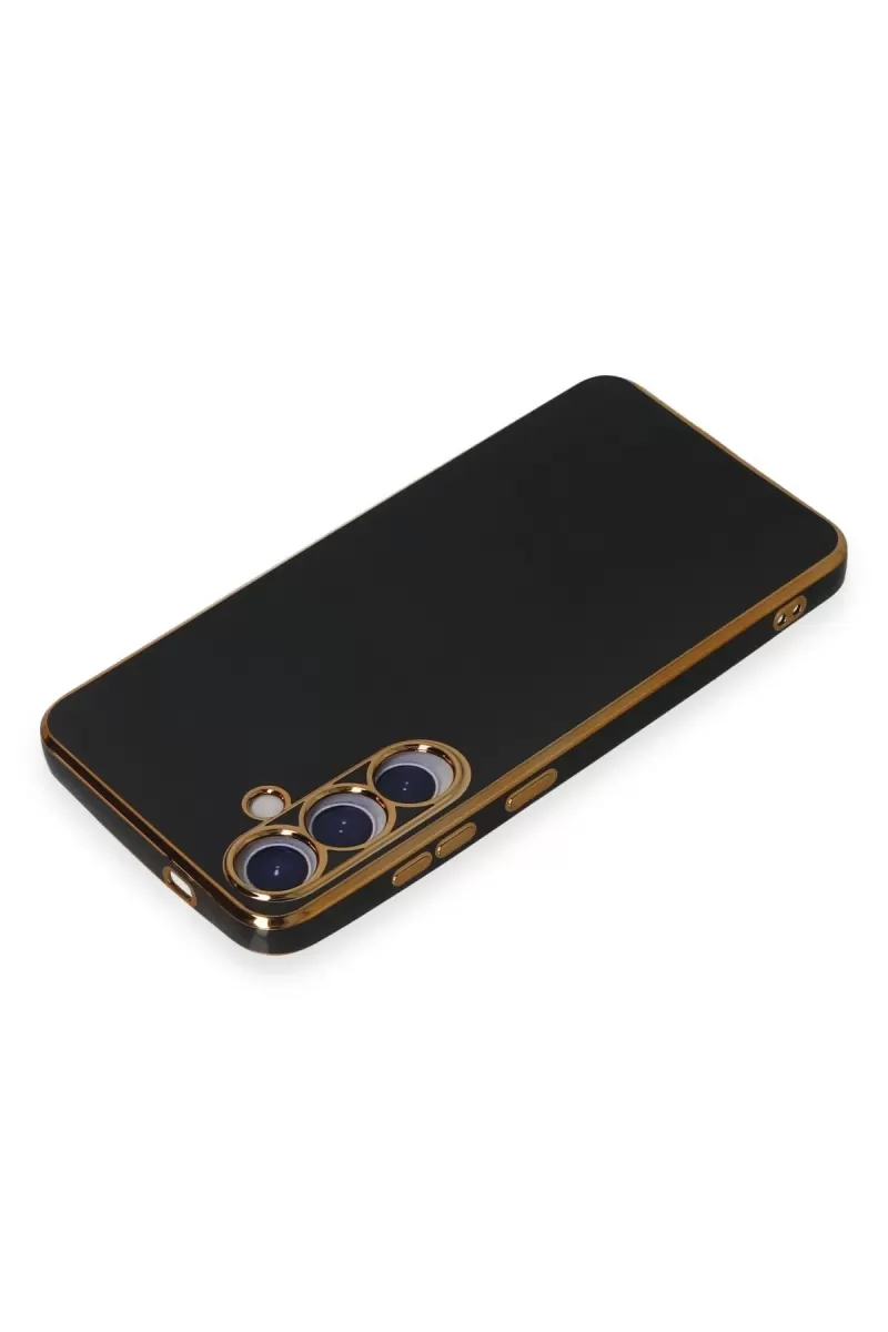 Newface Samsung Galaxy S24 Plus Kılıf Volet Silikon - Siyah