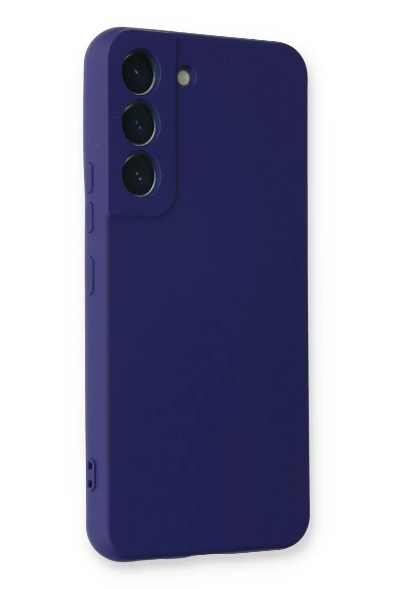 Newface Samsung Galaxy S22 Plus Kılıf Nano içi Kadife Silikon - Mor