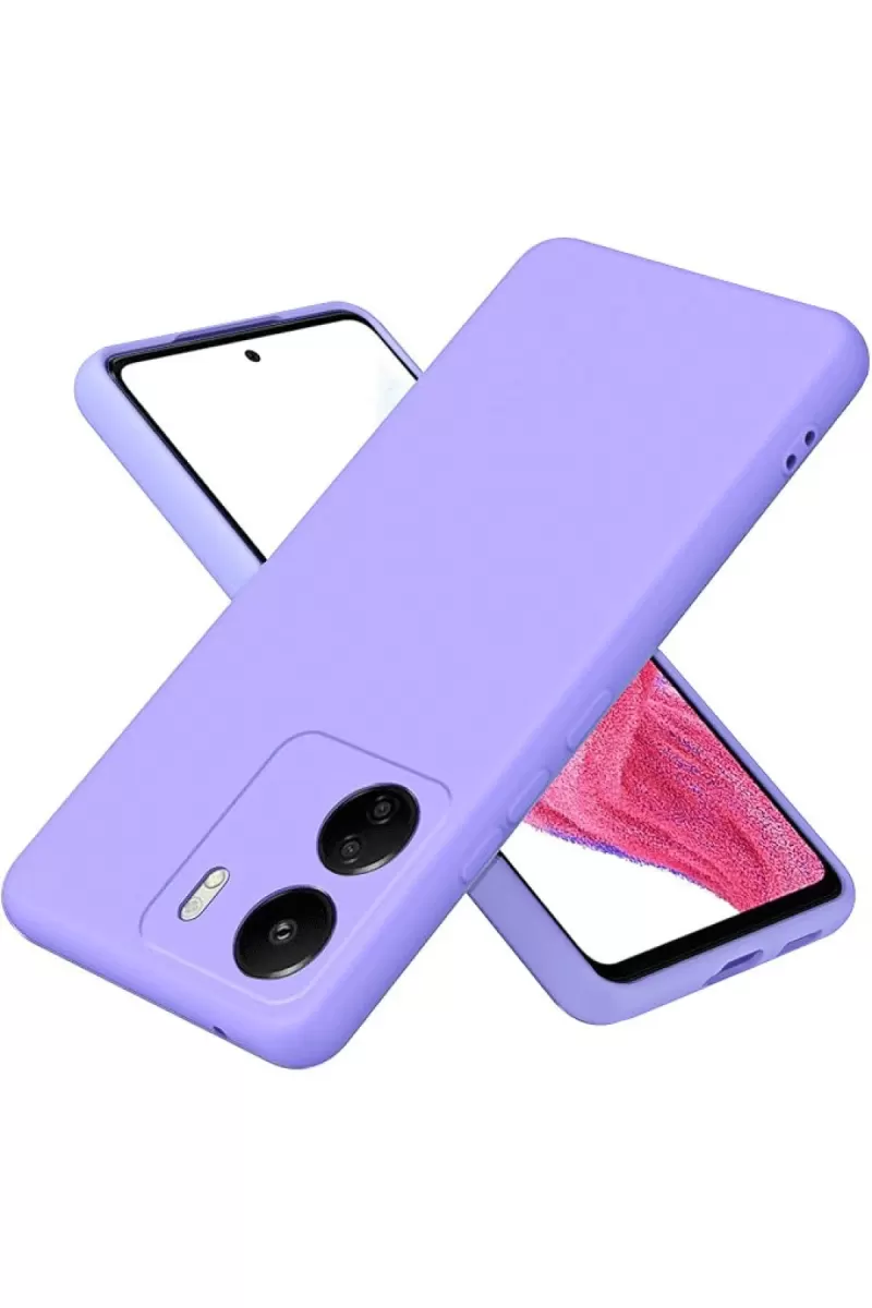 Newface Xiaomi Redmi 13C Kılıf First Silikon - Lila