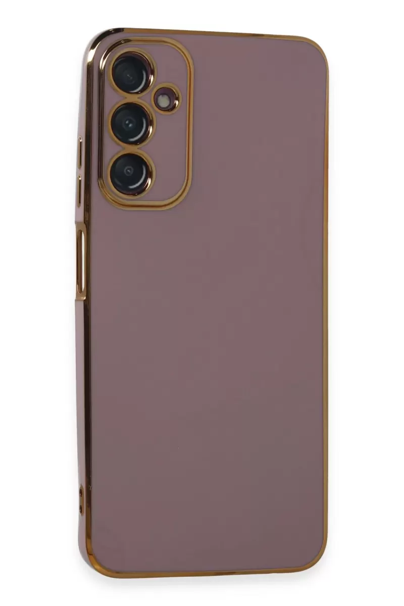 Newface Samsung Galaxy A05S Kılıf Volet Silikon - Mor