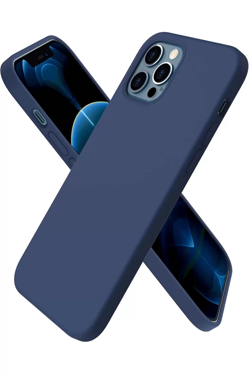 Newface Apple iPhone 12 Pro Max Kılıf First Silikon - Lacivert