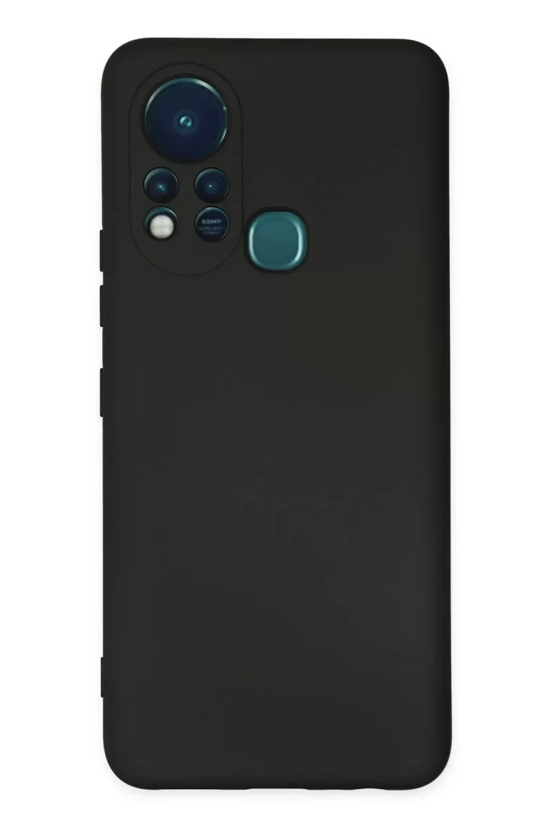 Newface İnfinix Hot 11s Kılıf Nano içi Kadife Silikon - Siyah