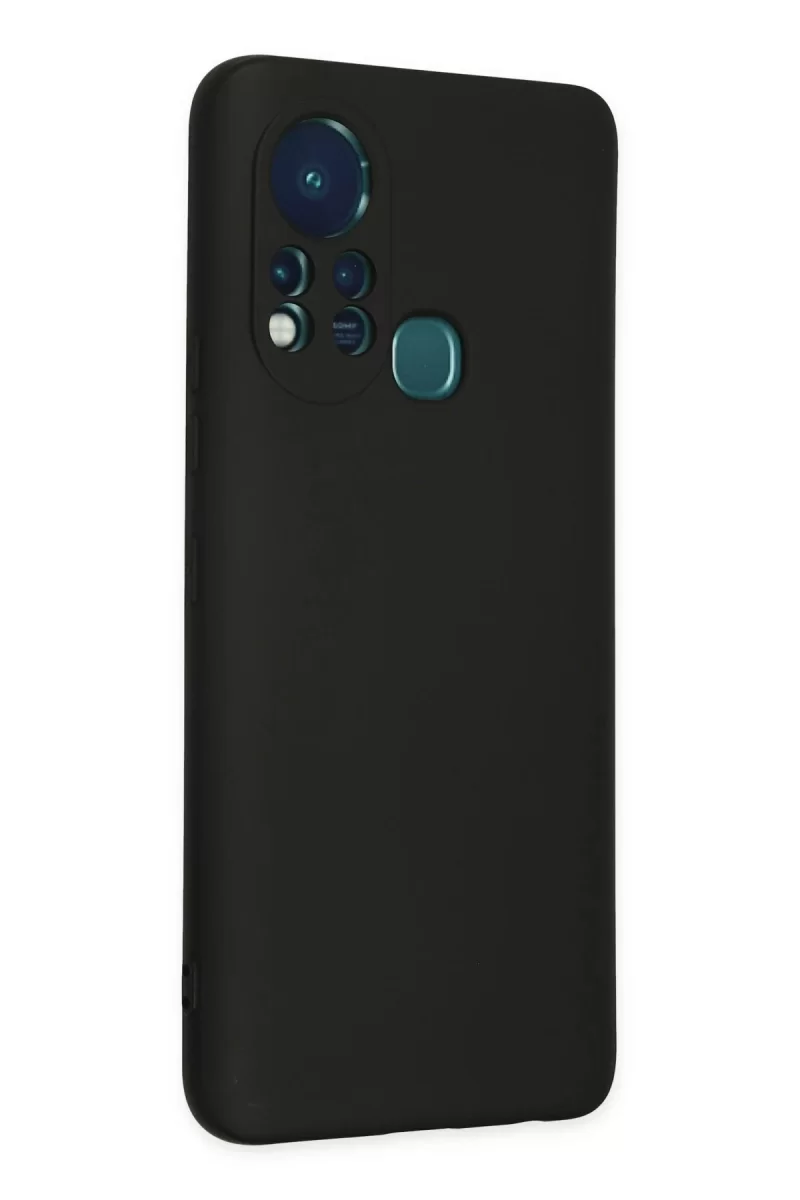 Newface İnfinix Hot 11s Kılıf Nano içi Kadife Silikon - Siyah
