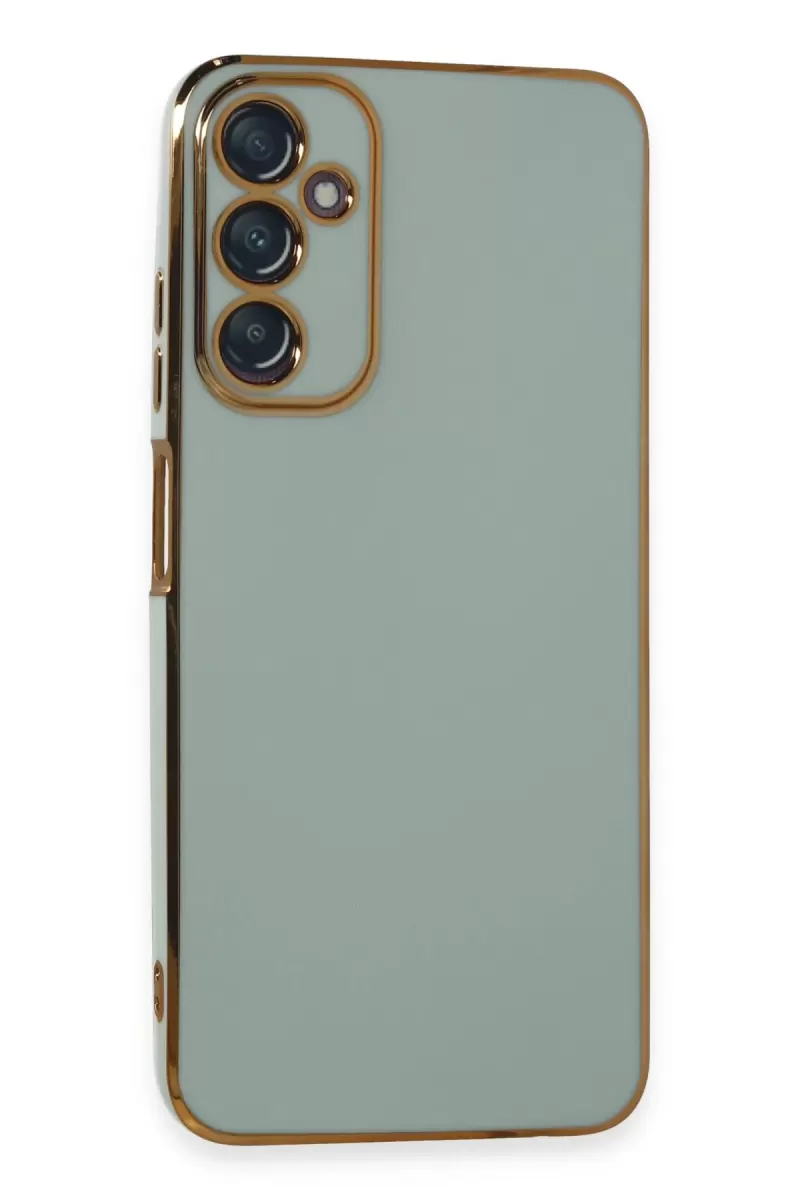 Newface Samsung Galaxy A05S Kılıf Volet Silikon - Açık Yeşil