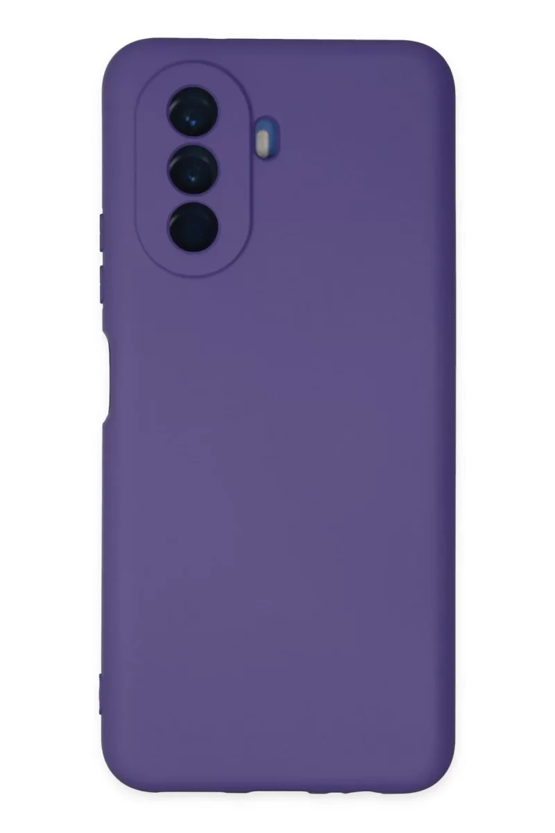 Newface Huawei Nova Y70 Kılıf Nano içi Kadife Silikon - Mor