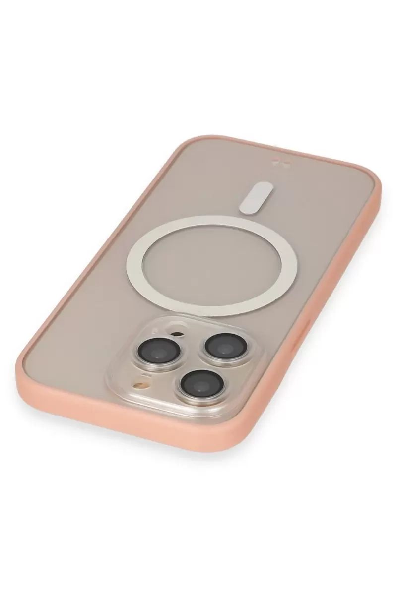 Newface Apple iPhone 14 Pro Kılıf Grand Magneticsafe Kapak - Pembe