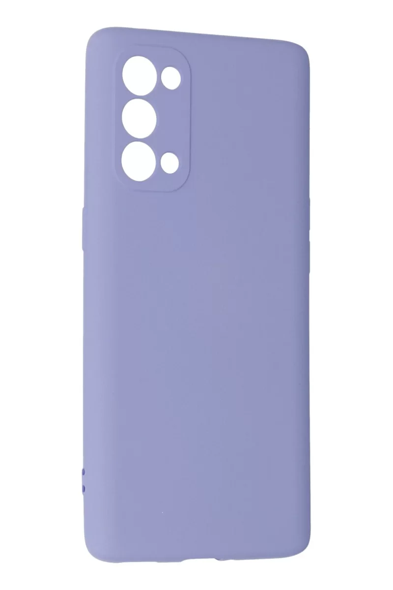 Newface Oppo Reno 5 Pro Kılıf Nano içi Kadife Silikon - Lila