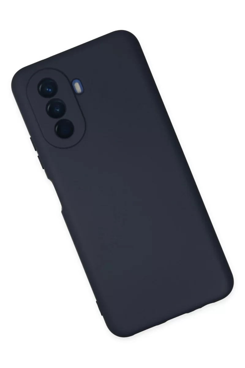 Newface Huawei Nova Y70 Kılıf Nano içi Kadife Silikon - Lacivert