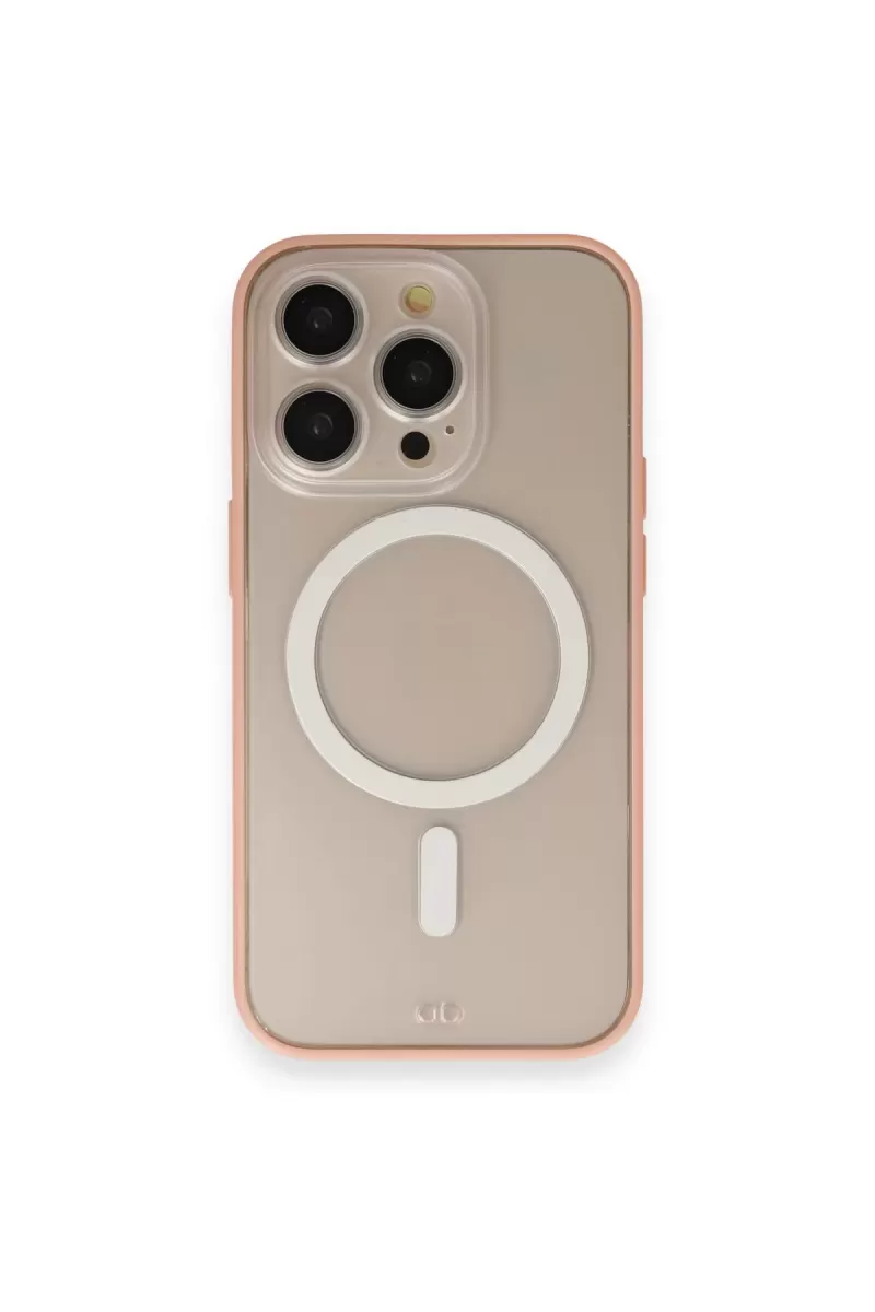 Newface Apple iPhone 14 Pro Max Kılıf Grand Magneticsafe Kapak - Pembe