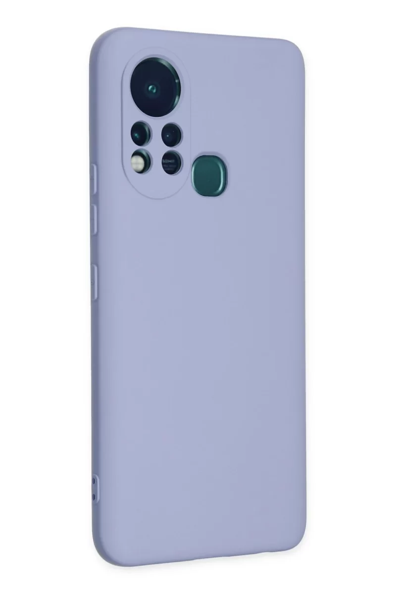 Newface İnfinix Hot 11s Kılıf Nano içi Kadife Silikon - Lila
