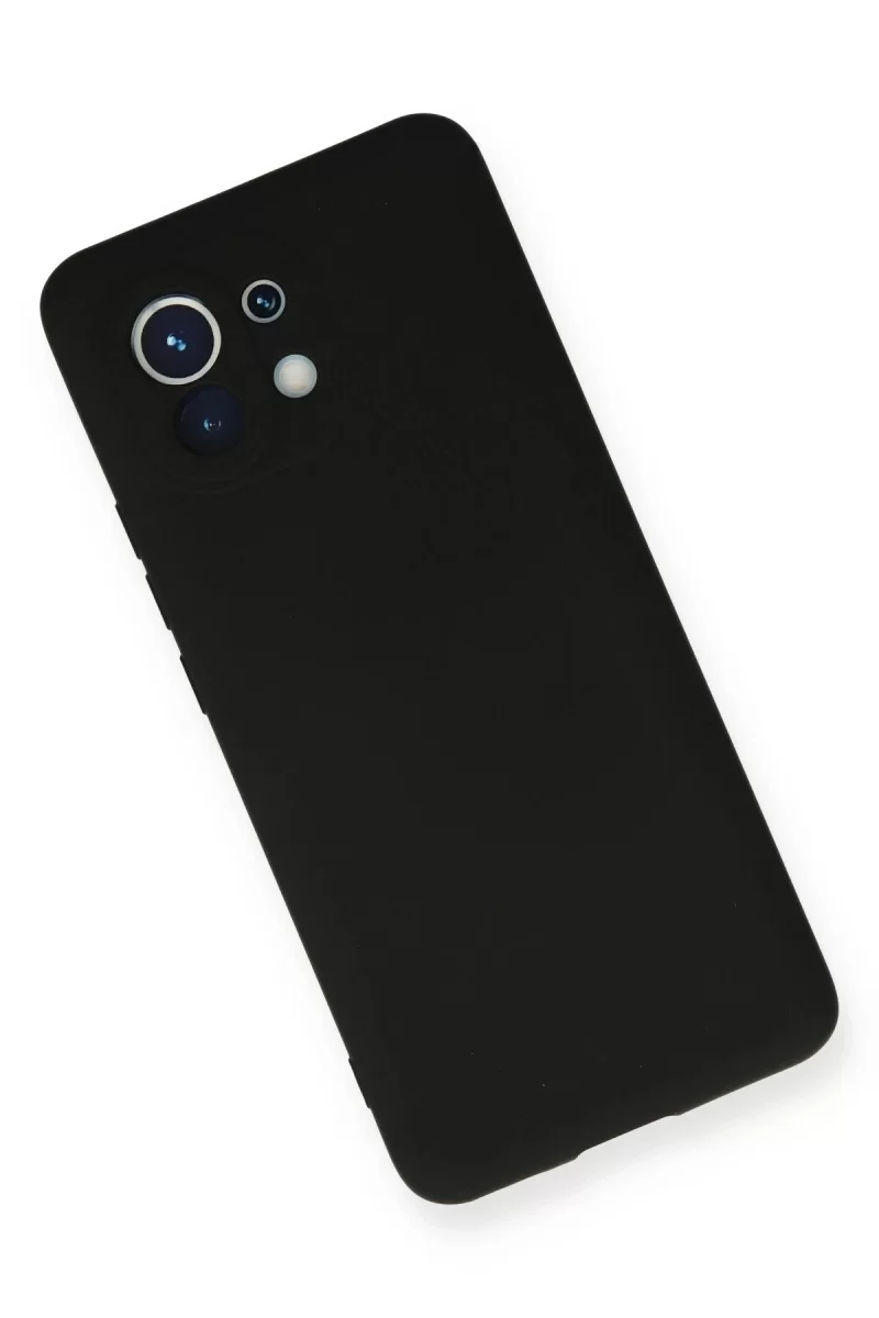 Newface Xiaomi Mi 11 Kılıf Nano içi Kadife Silikon - Siyah