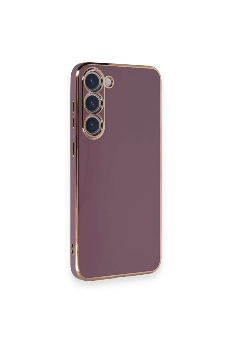 Newface Samsung Galaxy S23 Plus Kılıf Volet Silikon - Mor