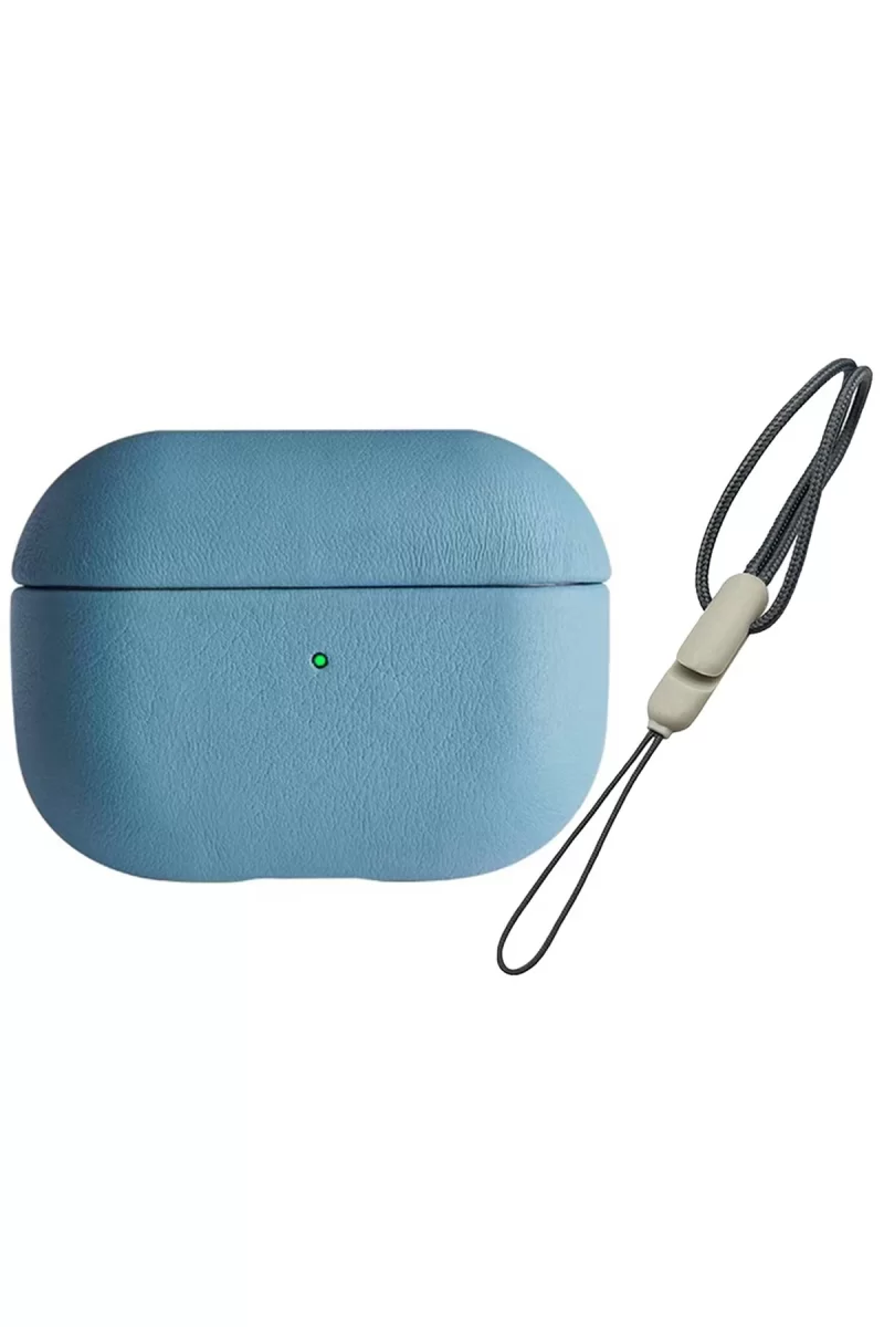 Newface Apple Airpods 3 (3.nesil) 405 Deri Kılıf - Sierra Blue