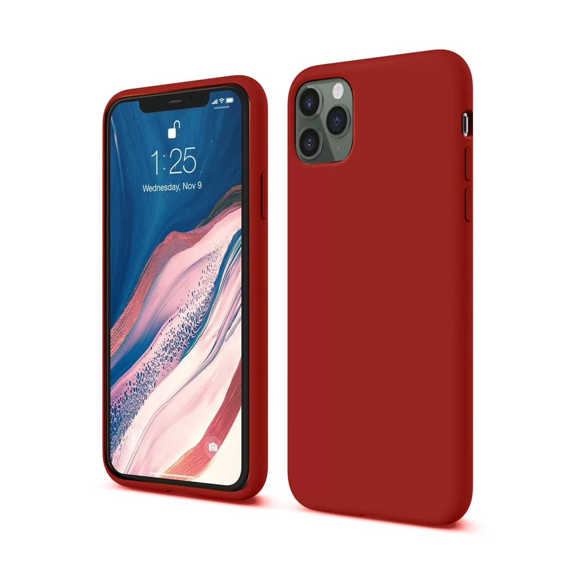 Newface Apple iPhone 11 Pro Kılıf First Silikon - Bordo