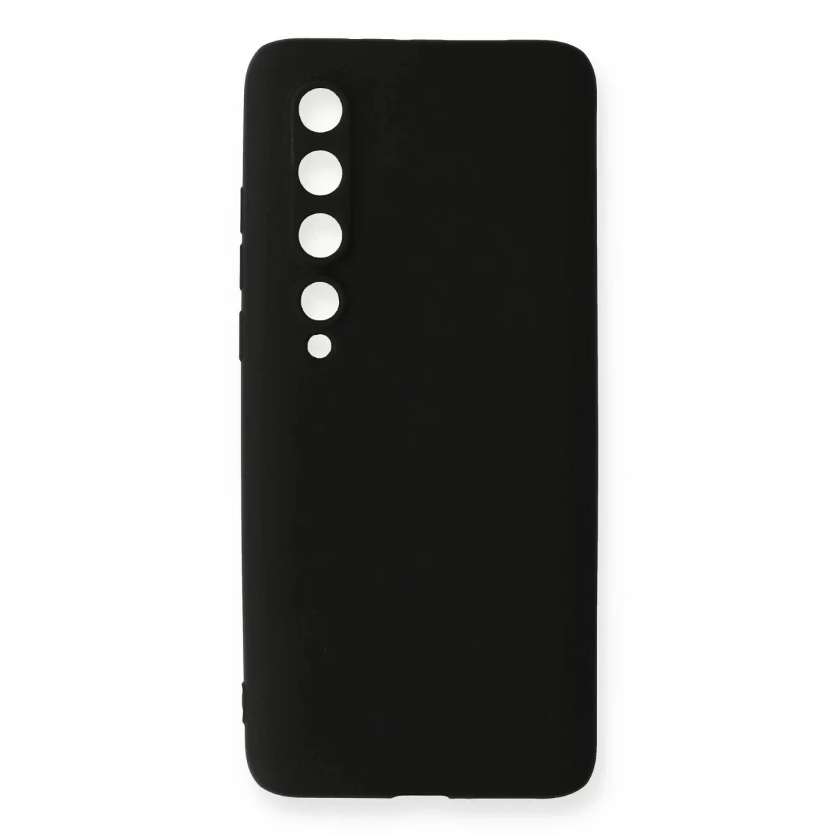 Newface Xiaomi Mi 10 Kılıf First Silikon - Siyah