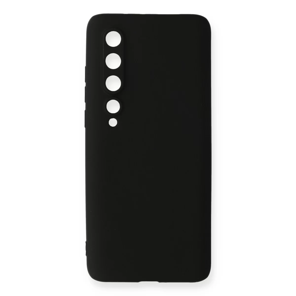 Newface Xiaomi Mi 10 Kılıf First Silikon - Siyah