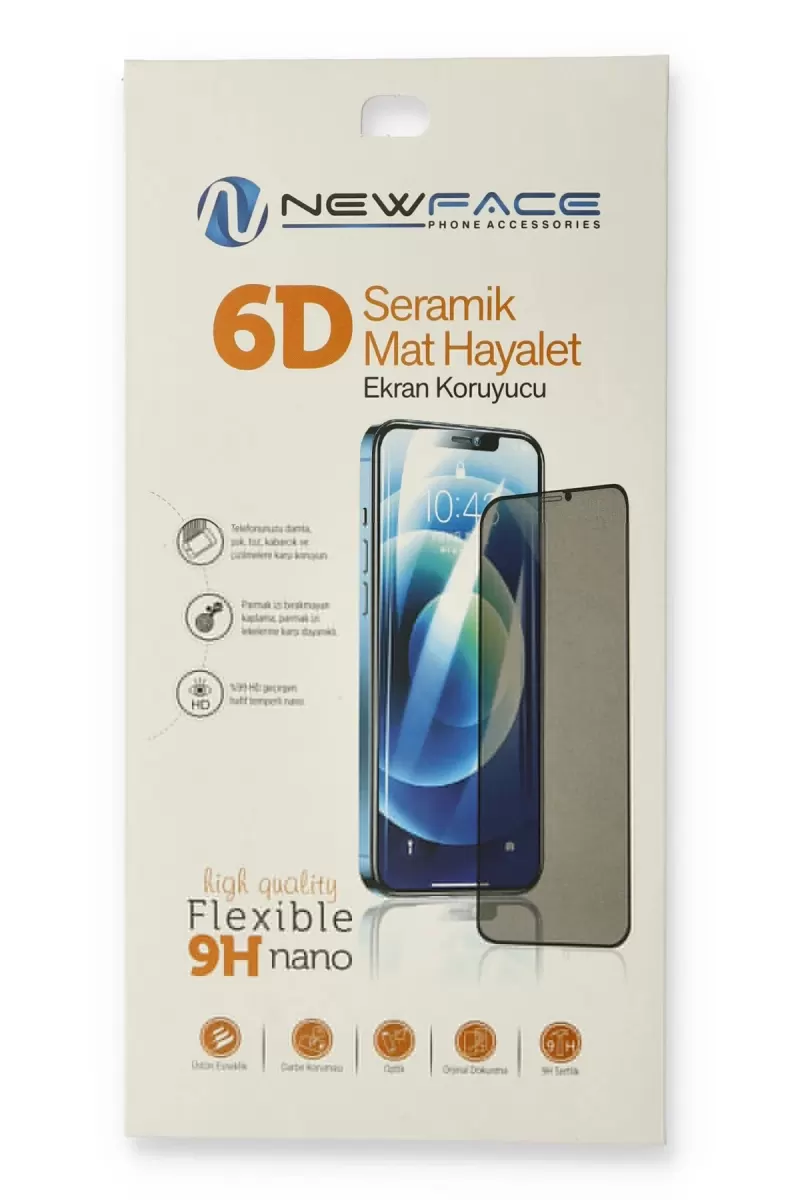 Newface Samsung Galaxy A02 6D Mat Seramik Hayalet Nano Ekran Koruyucu