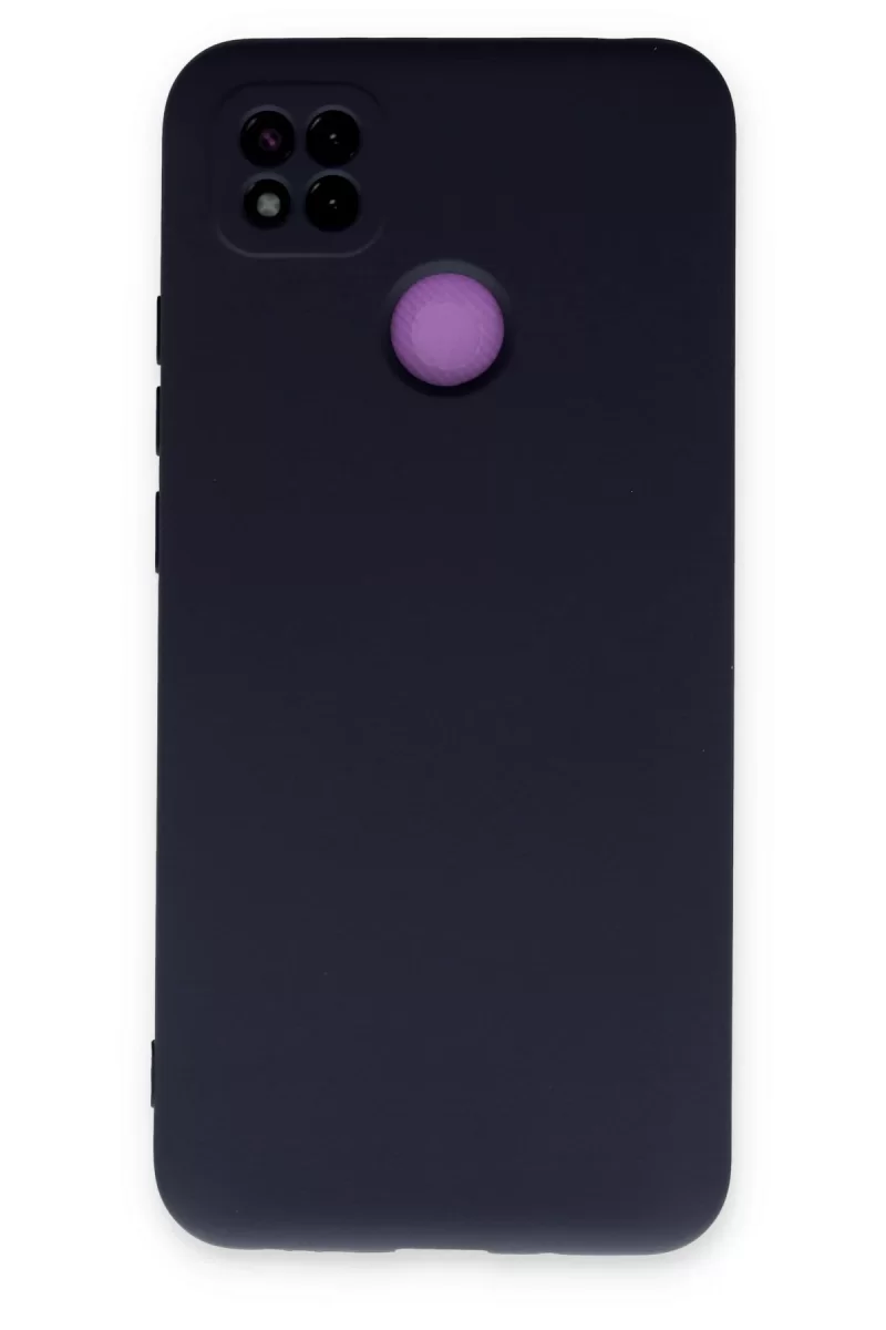 Newface Xiaomi Redmi 9C Kılıf Nano içi Kadife Silikon - Lacivert