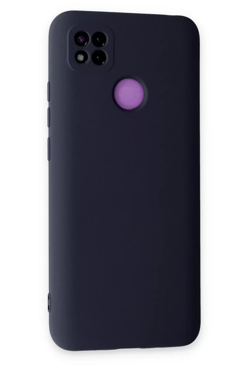 Newface Xiaomi Redmi 9C Kılıf Nano içi Kadife Silikon - Lacivert