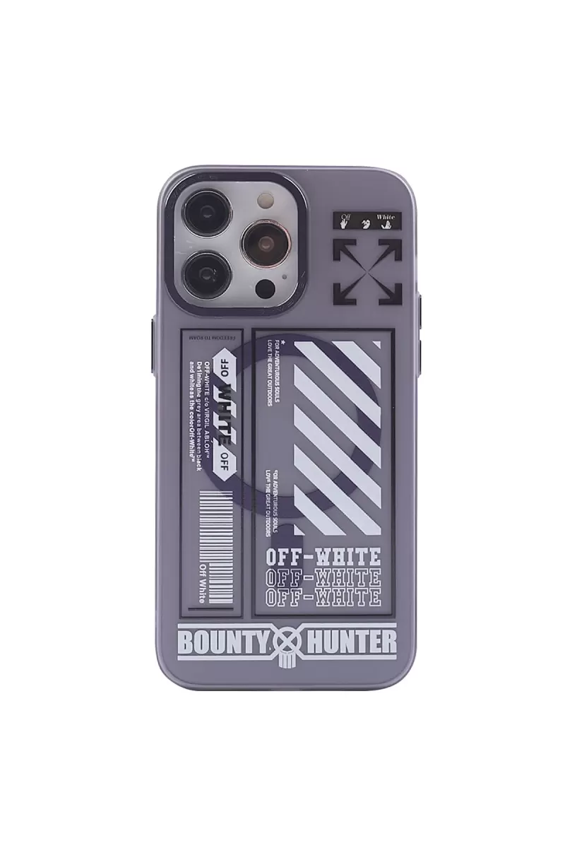 Newface Apple iPhone 14 Pro Kılıf Apollo Magneticsafe Desenli Kapak - Apollo Mor - 1