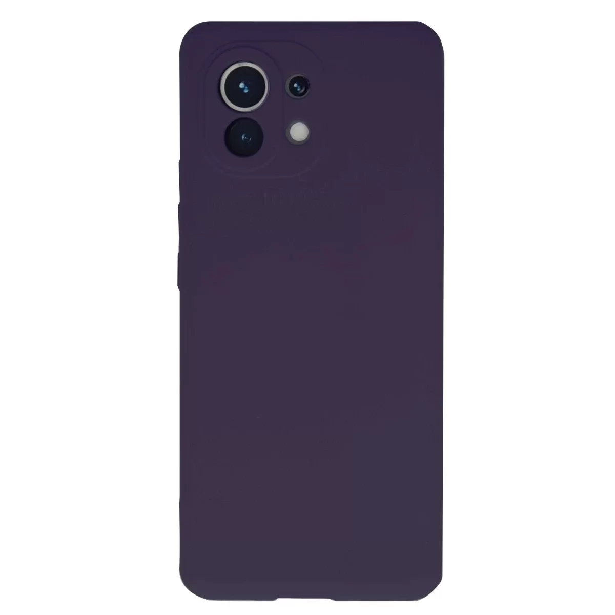 Newface Xiaomi Mi 11 Kılıf Nano içi Kadife Silikon - Mor