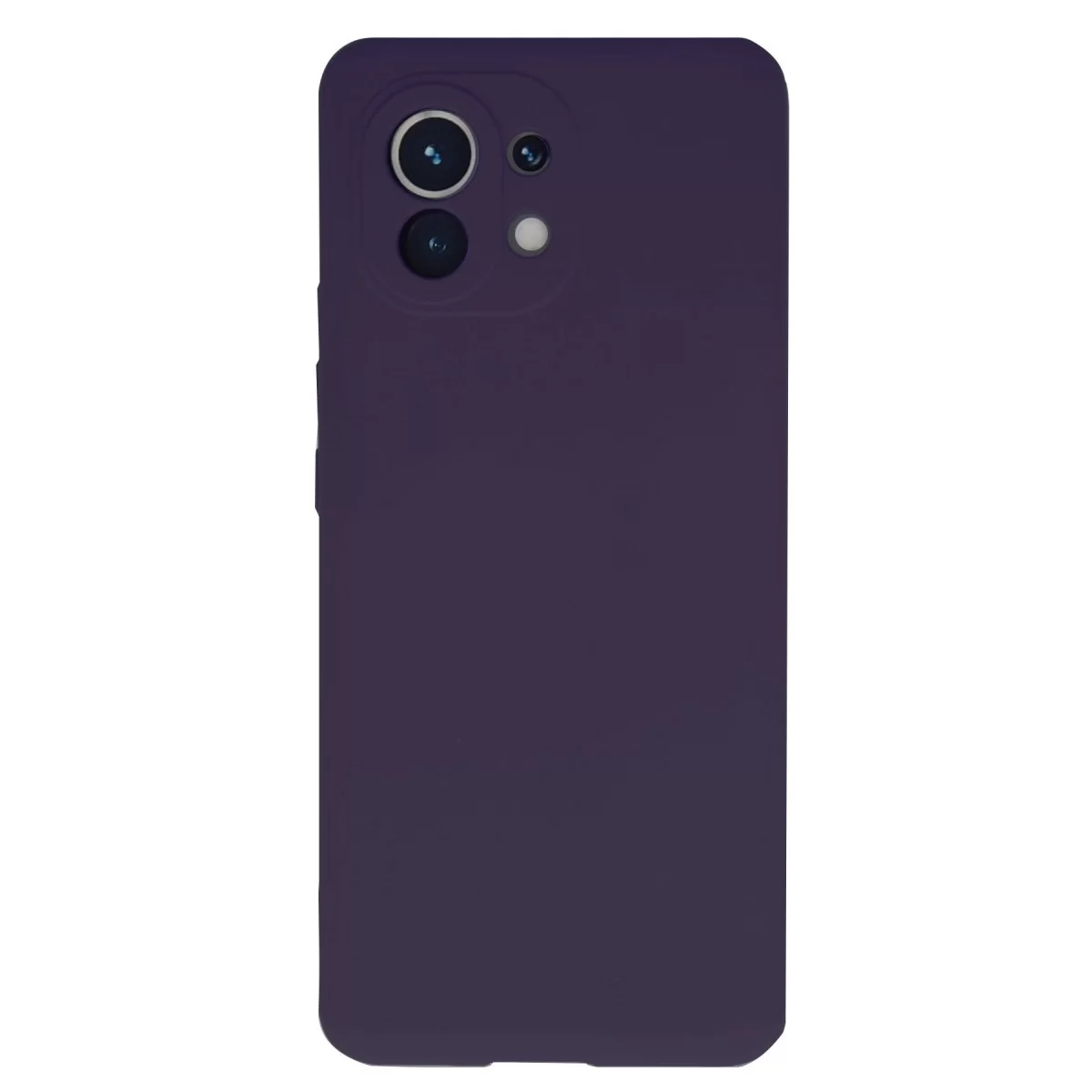 Newface Xiaomi Mi 11 Kılıf Nano içi Kadife Silikon - Mor