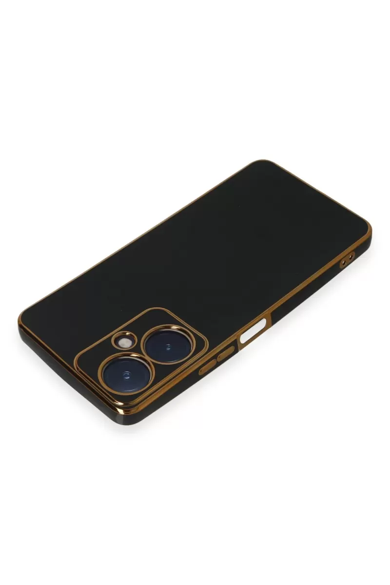 Newface Vivo Y27 Kılıf Volet Silikon - Siyah