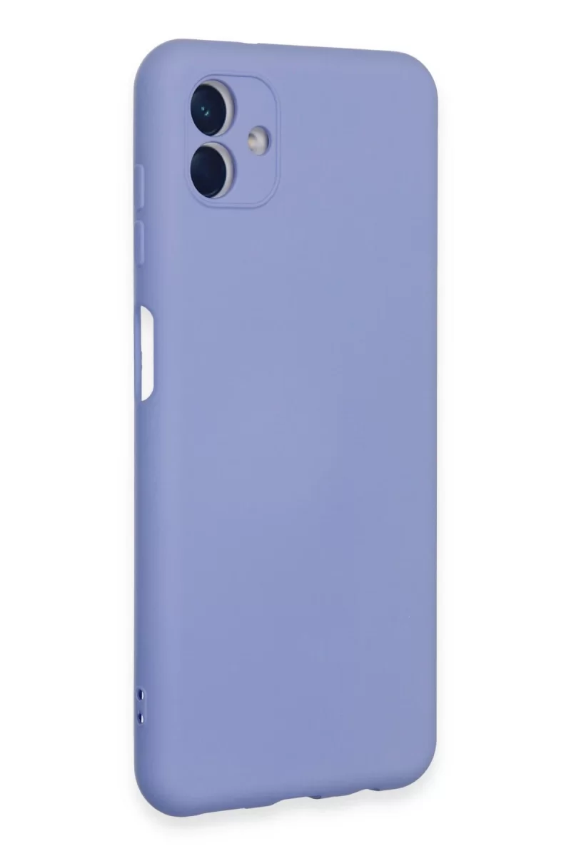 Newface Samsung Galaxy A04E Kılıf Nano içi Kadife Silikon - Lila