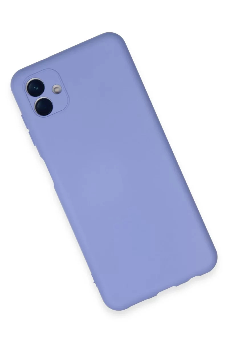 Newface Samsung Galaxy A04E Kılıf Nano içi Kadife Silikon - Lila
