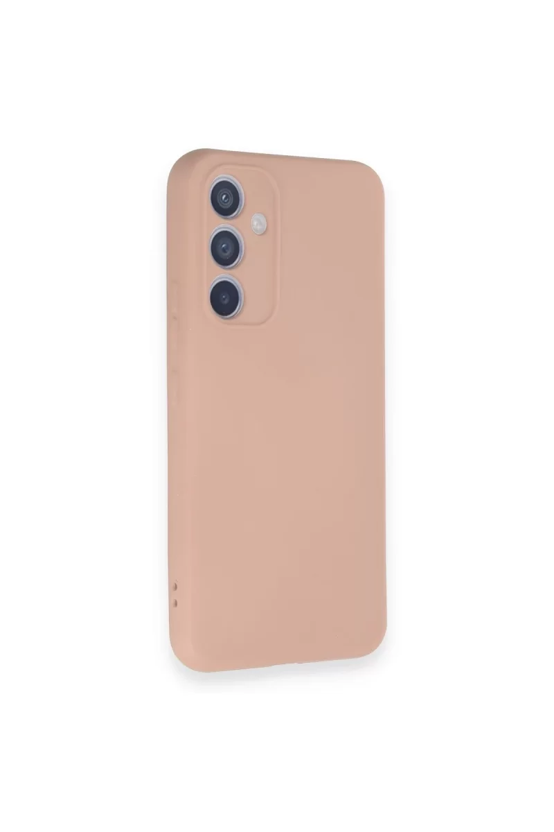 Newface Samsung Galaxy A54 5G Kılıf Nano içi Kadife Silikon - Pudra