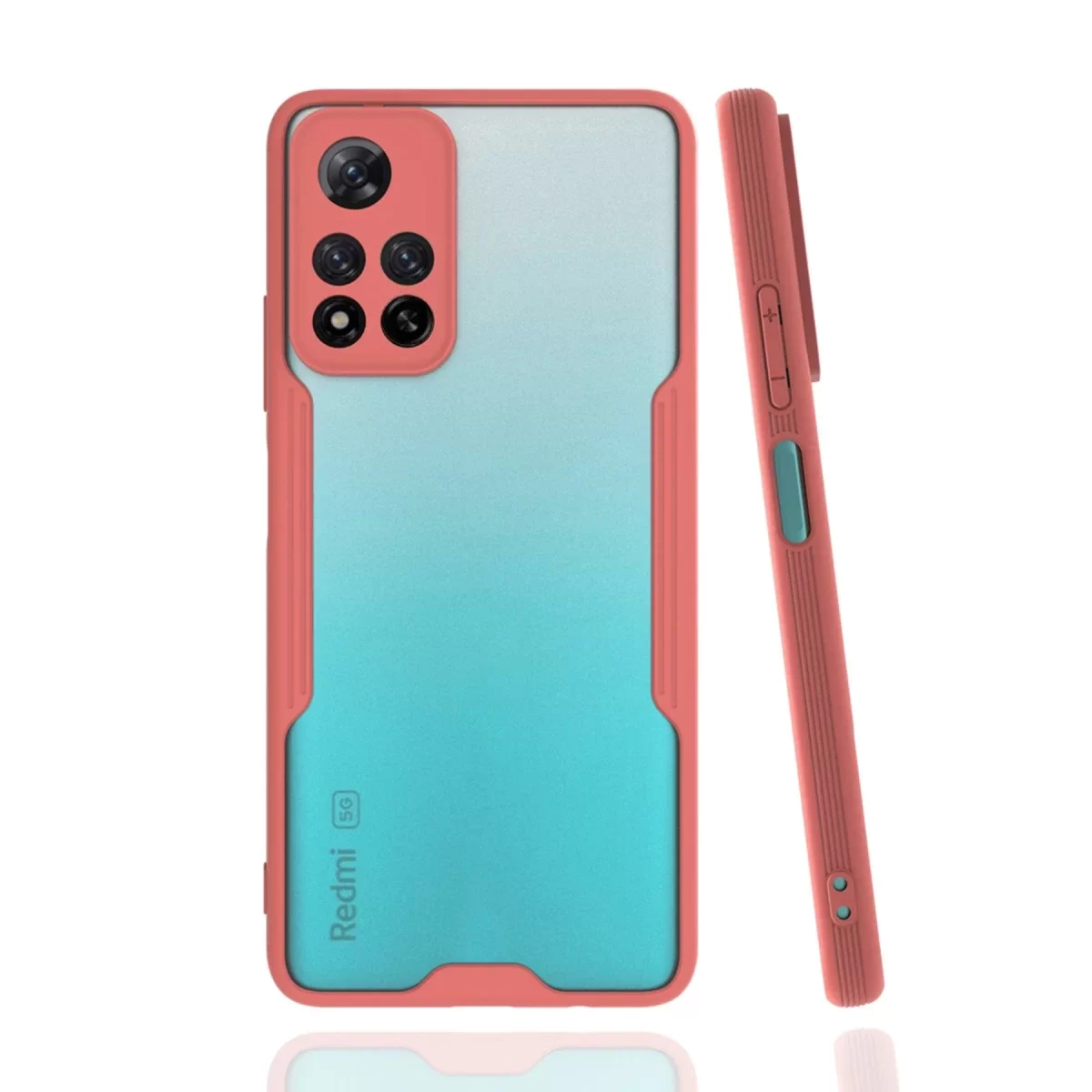 Newface Xiaomi Redmi Note 11 Pro Plus 5G Kılıf Platin Silikon - Pembe