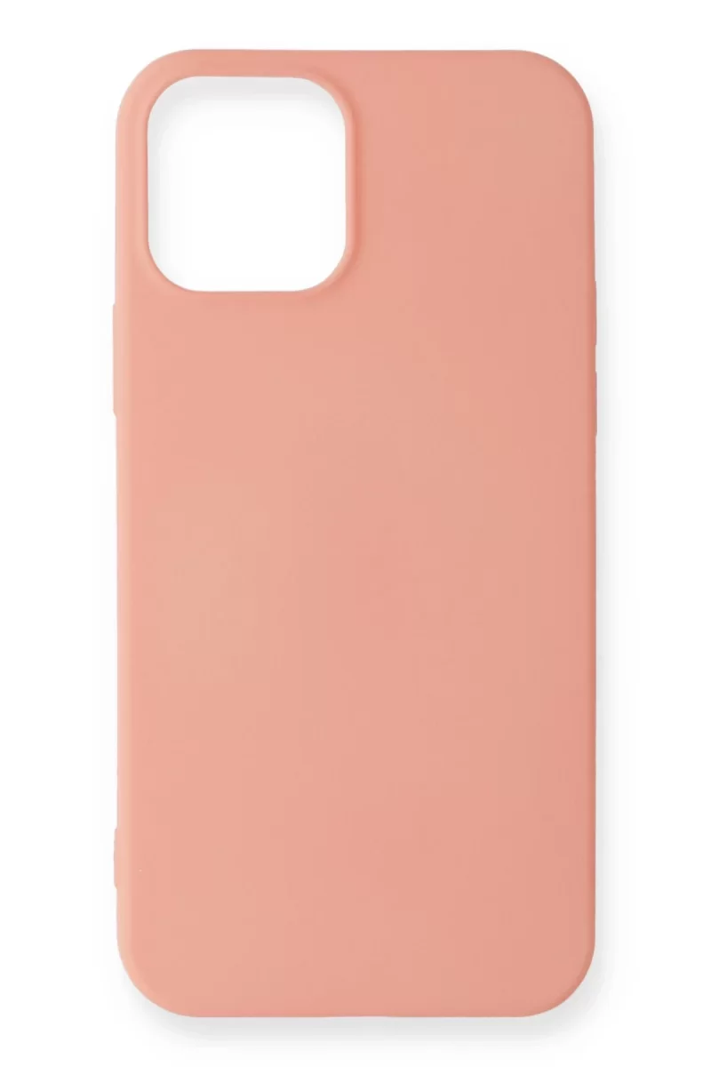 Newface Apple iPhone 12 Mini Kılıf First Silikon - Pudra