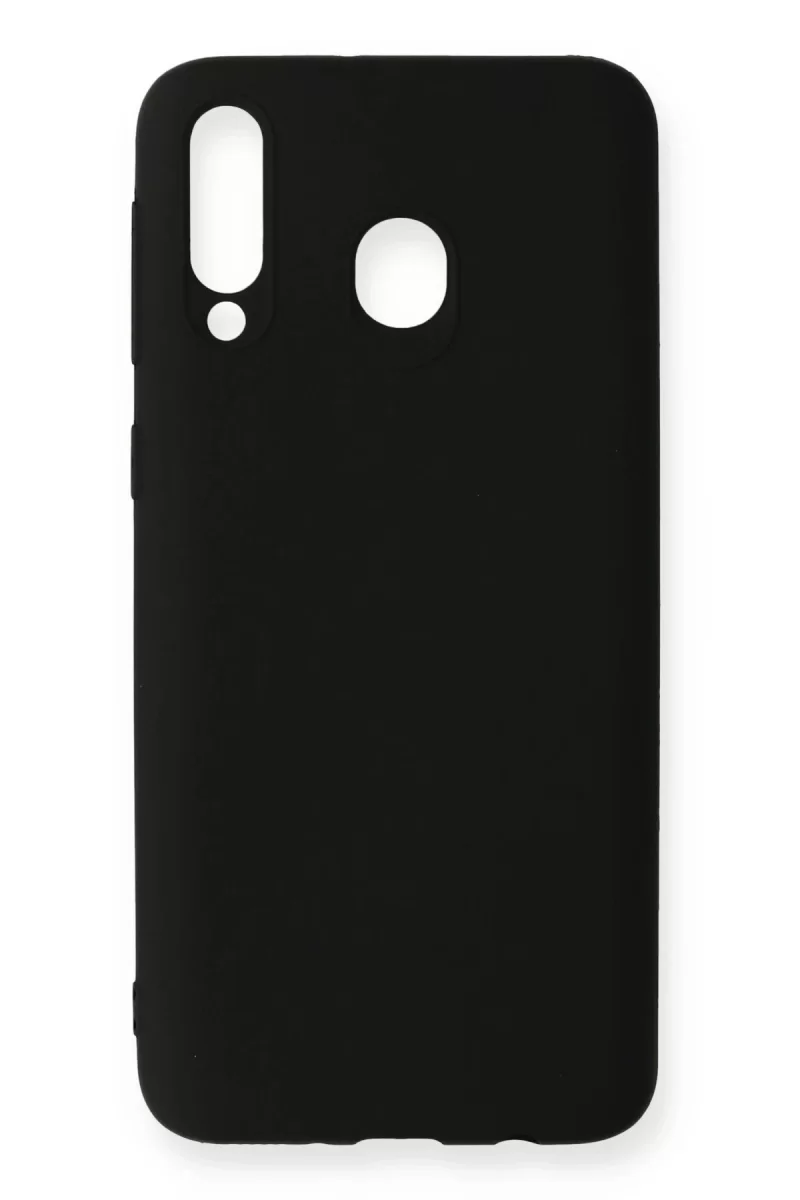Newface Samsung Galaxy M30 Kılıf First Silikon - Siyah