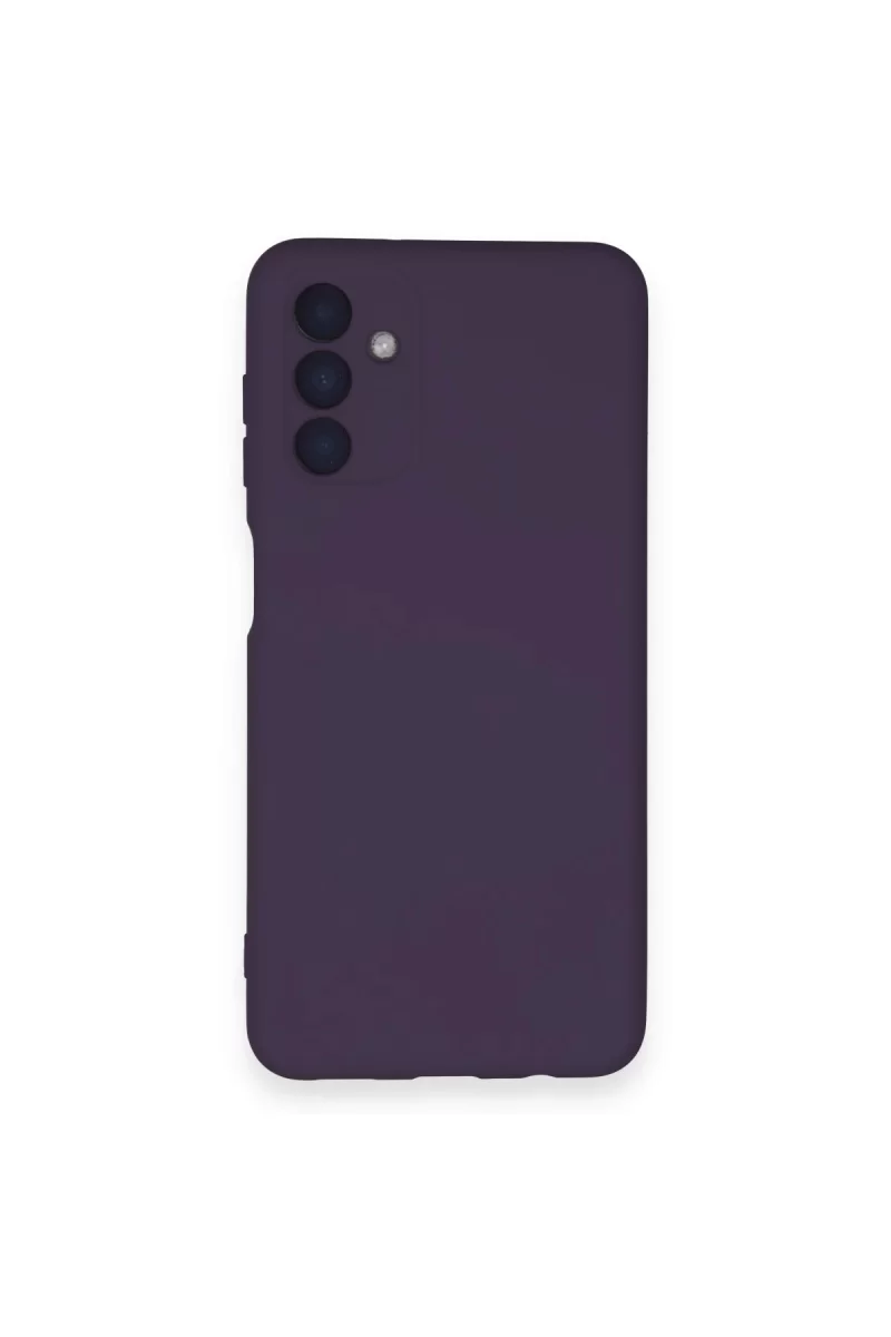 Newface Samsung Galaxy A14 4G Kılıf Nano içi Kadife Silikon - Mor
