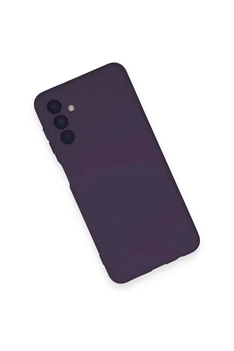 Newface Samsung Galaxy A14 4G Kılıf Nano içi Kadife Silikon - Mor