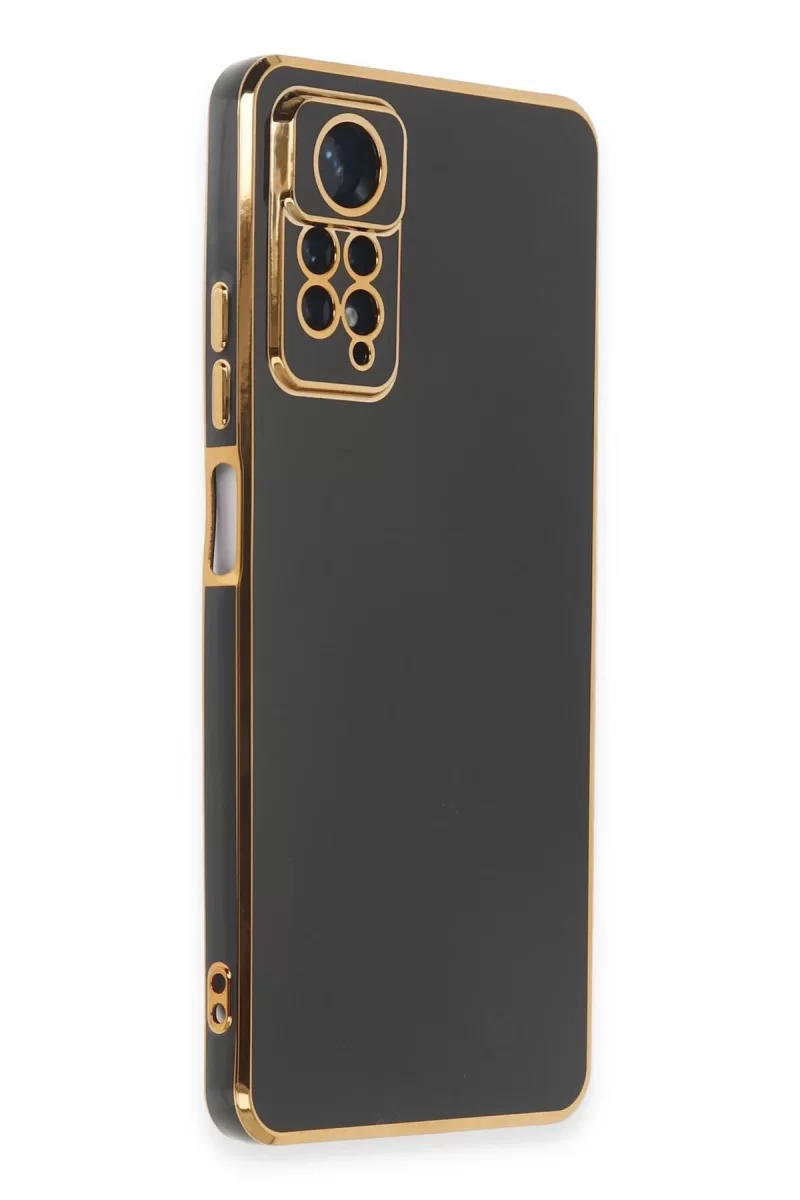 Newface Xiaomi Redmi Note 12 Pro 4G Kılıf Volet Silikon - Siyah