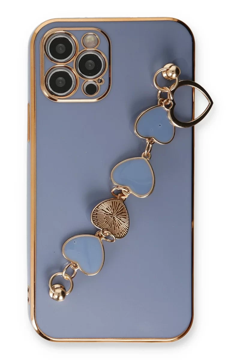 Newface Apple iPhone 12 Pro Kılıf Esila Silikon - Gri