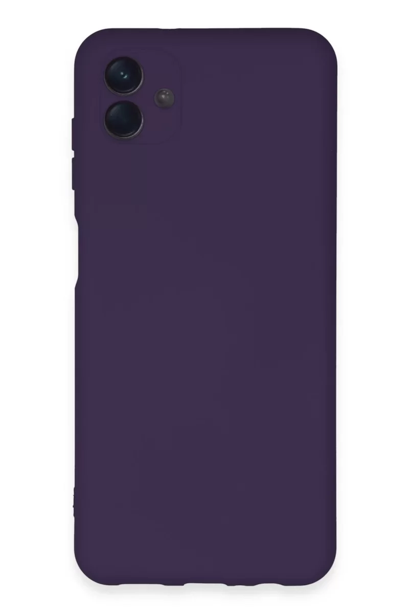 Newface Samsung Galaxy A04E Kılıf Nano içi Kadife Silikon - Mor