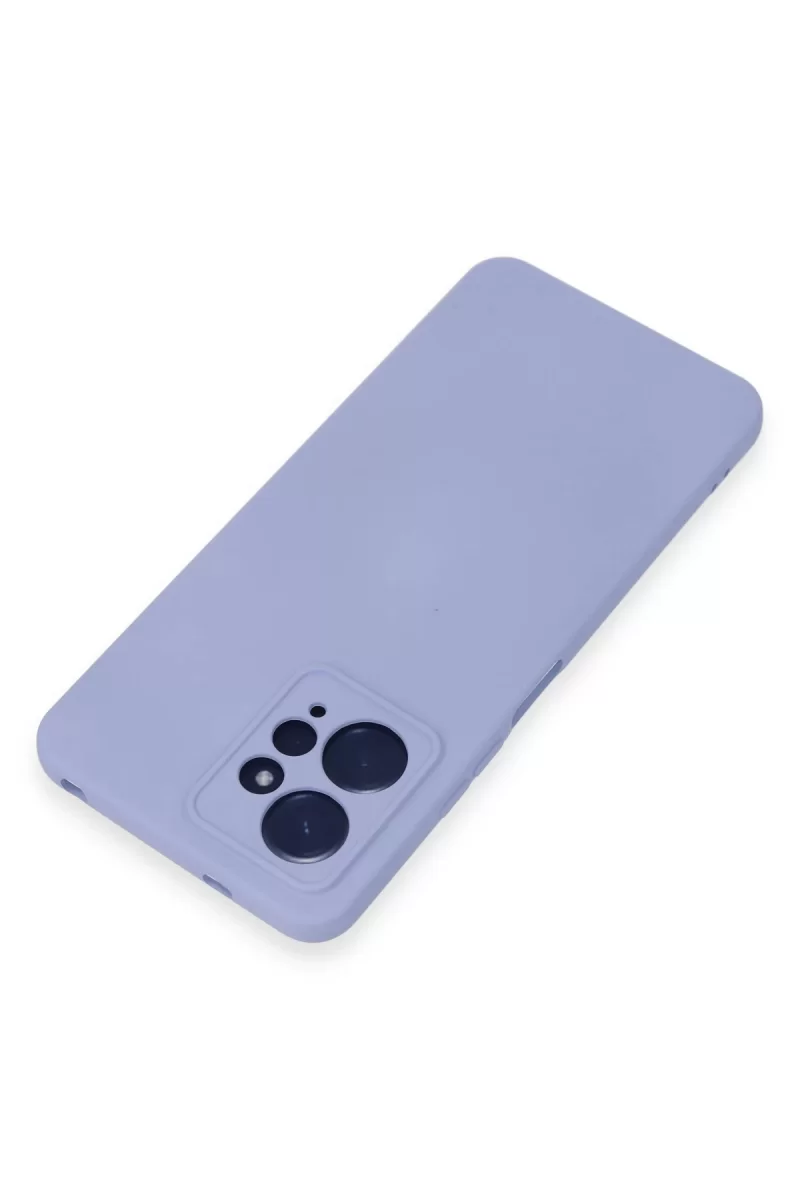 Newface Xiaomi Redmi Note 12 4G Kılıf Nano içi Kadife Silikon - Lila