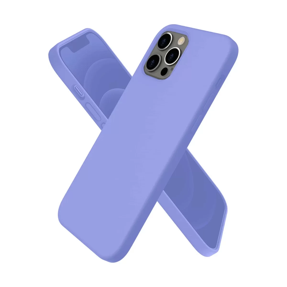 Newface Apple iPhone 12 Pro Kılıf First Silikon - Mor