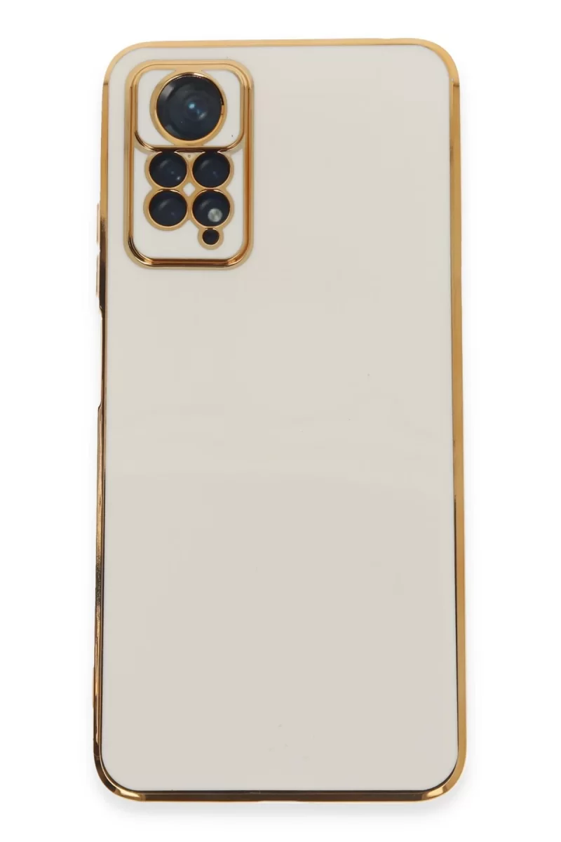 Newface Xiaomi Redmi Note 12 Pro 4G Kılıf Volet Silikon - Beyaz