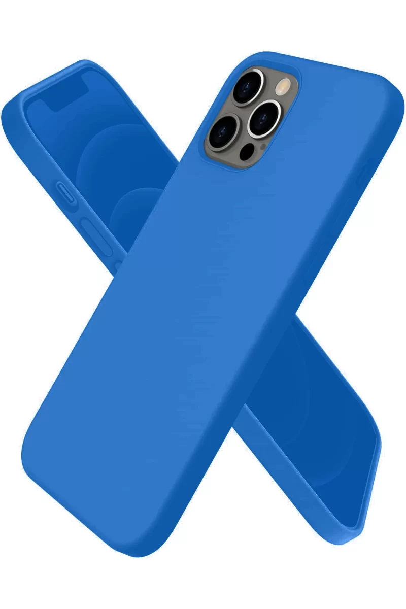 Newface Apple iPhone 12 Pro Kılıf First Silikon - Mavi