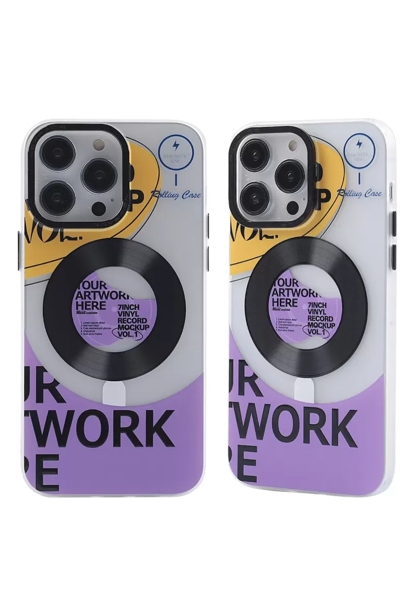 Newface Apple iPhone 12 Pro Max Kılıf Apollo Magneticsafe Desenli Kapak - Apollo Şeffaf - 6