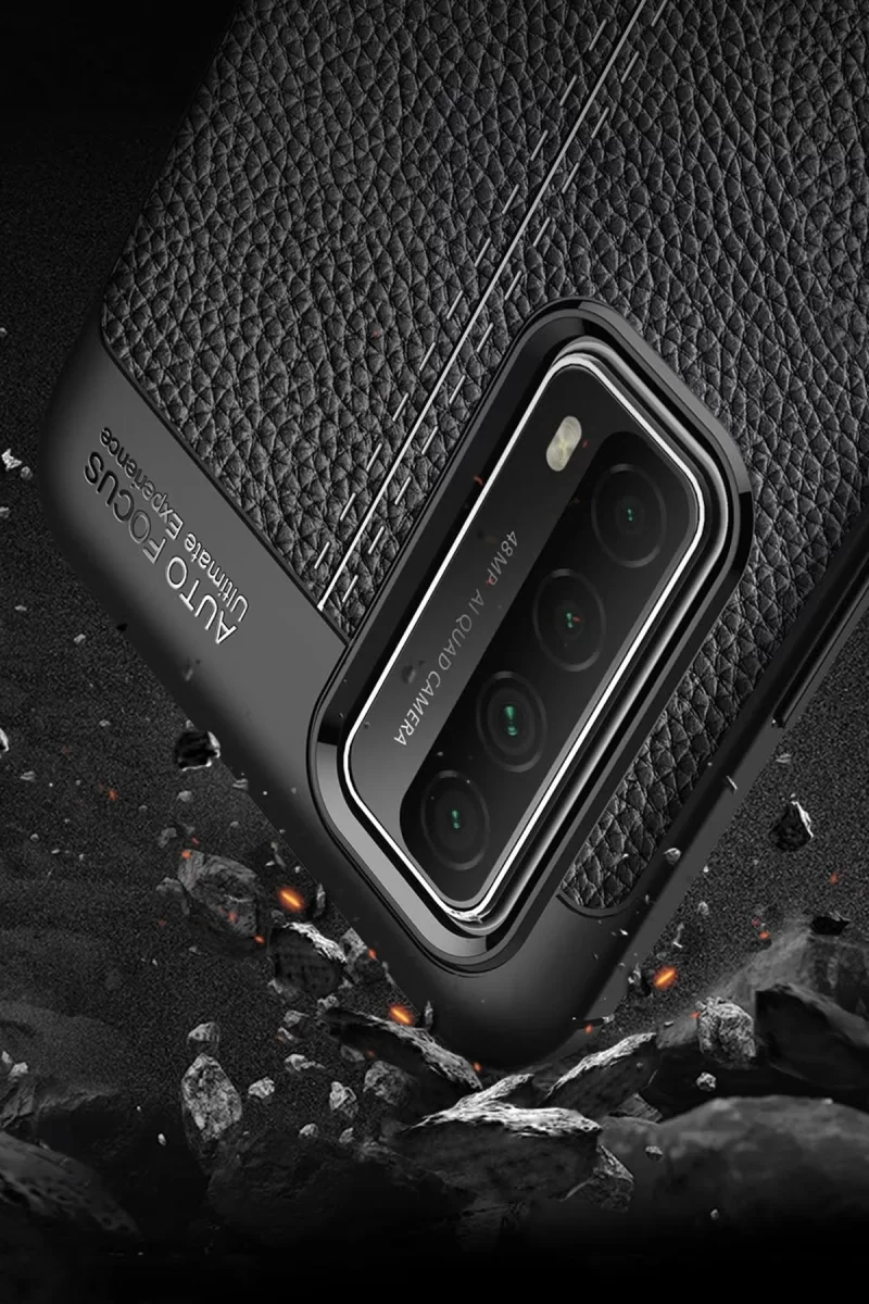 Newface Huawei P Smart 2021 Kılıf Auto Focus Kapak - Kırmızı