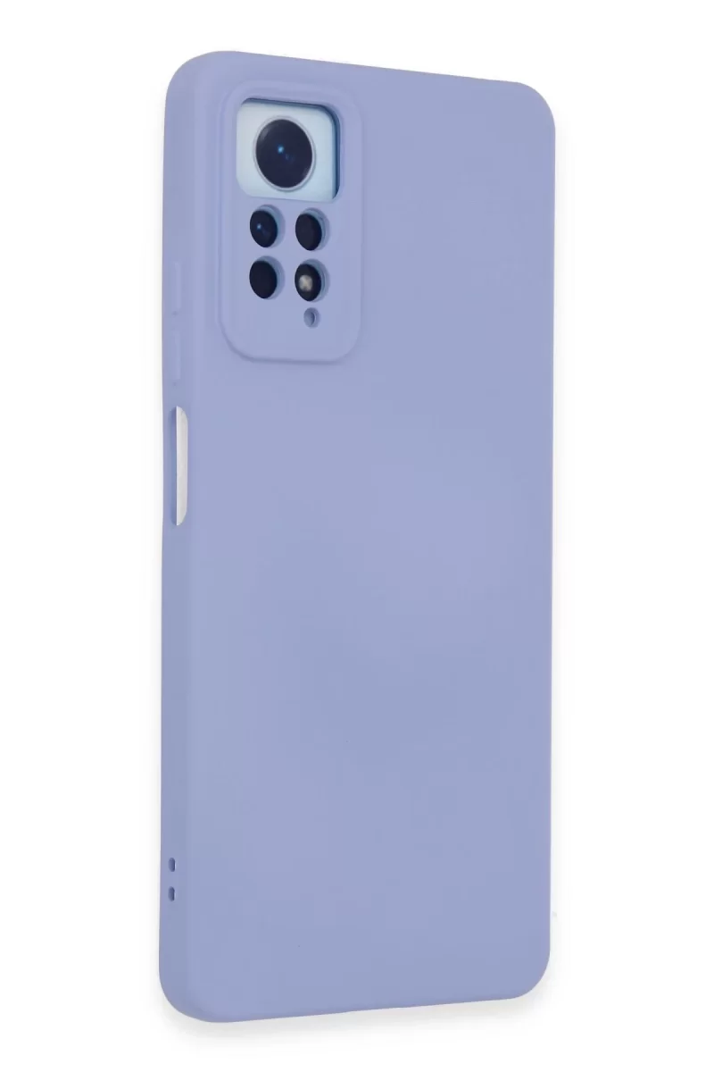 Newface Xiaomi Redmi Note 12 Pro 4G Kılıf Nano içi Kadife Silikon - Lila