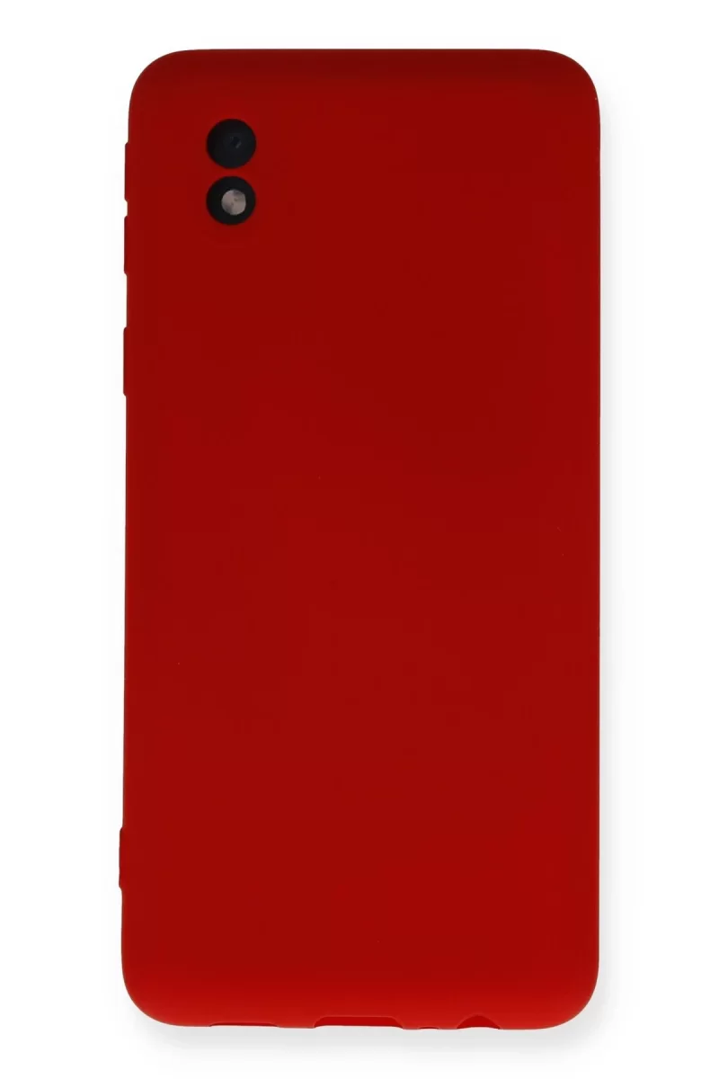Newface Samsung Galaxy A01 Core Kılıf Nano içi Kadife Silikon - Kırmızı