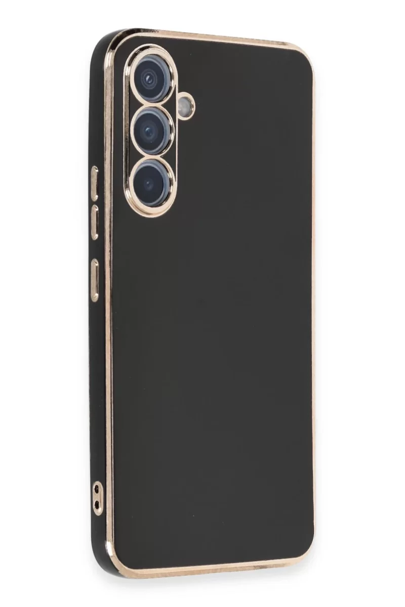 Newface Samsung Galaxy A54 5G Kılıf Volet Silikon - Siyah